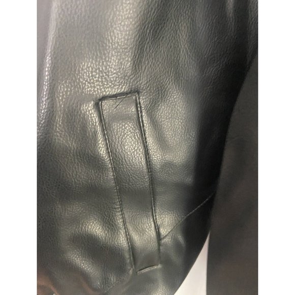 NFL Nashville Tennessee Titans Jacket Size Large Faux Leather Zip Front - Picture 8 of 16